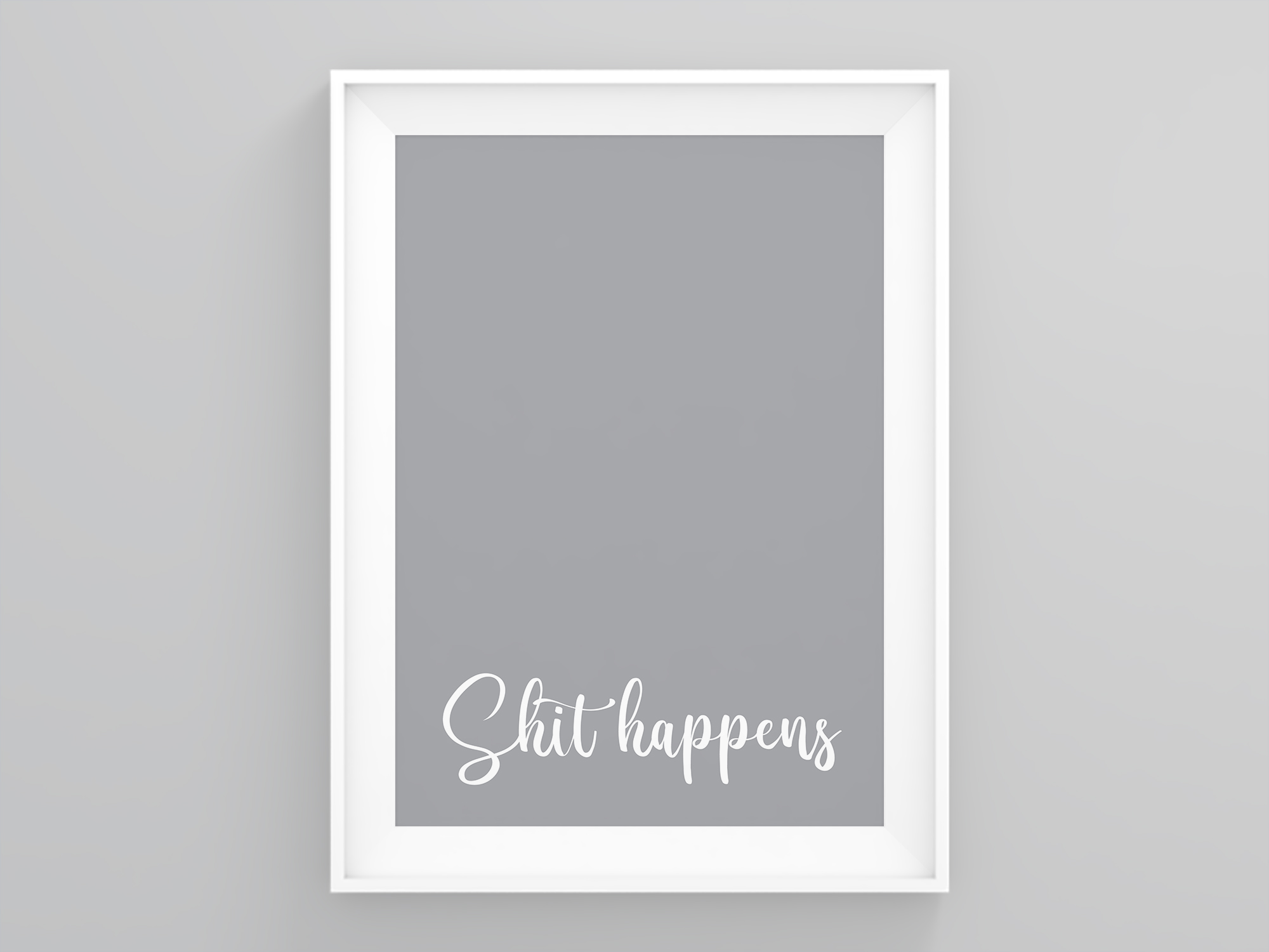 Sh T Happens Bathroom Decoration Modern Wall Art Toilet Wall Decor Ebay